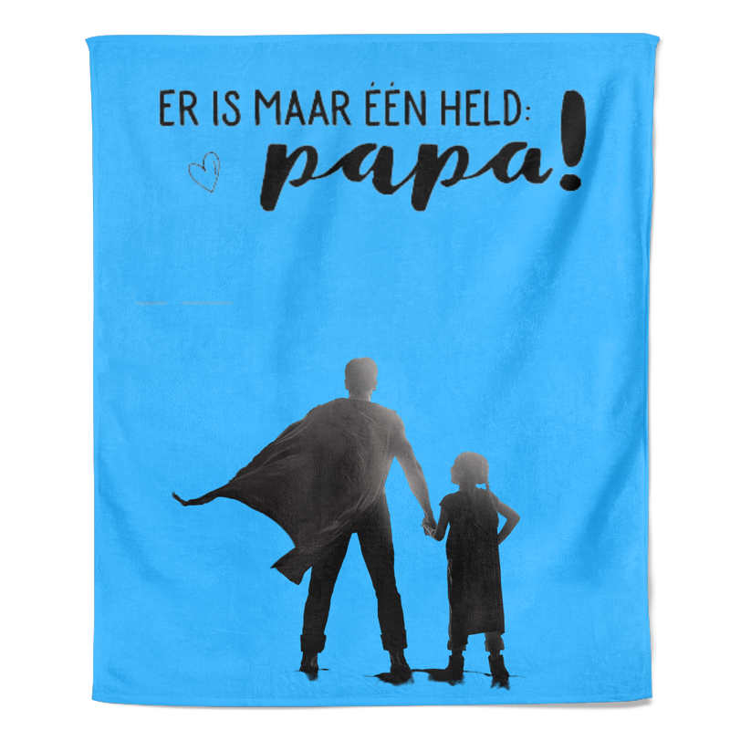Vaderdag fleecedeken - Held
