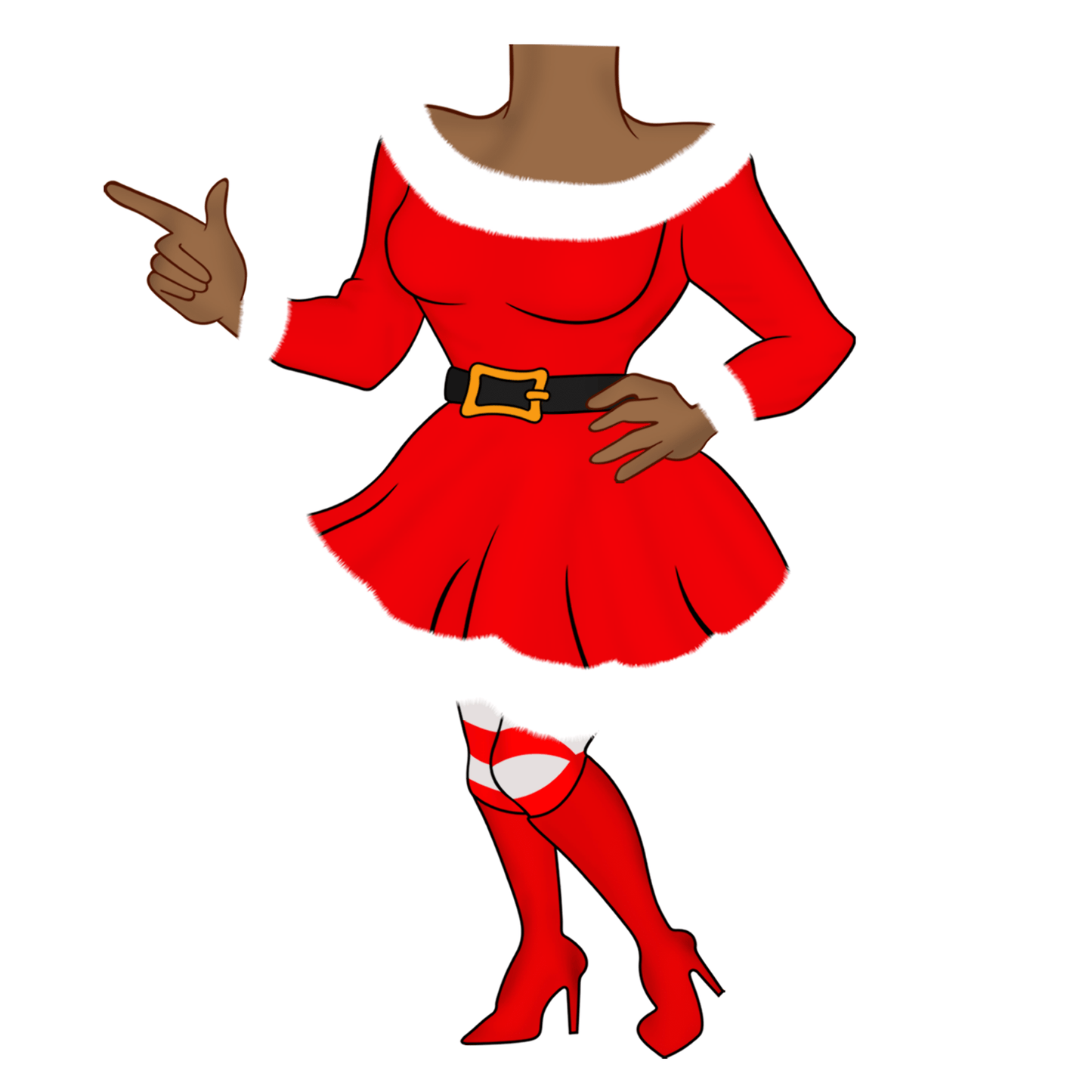 Mrs Claus Dark Skin