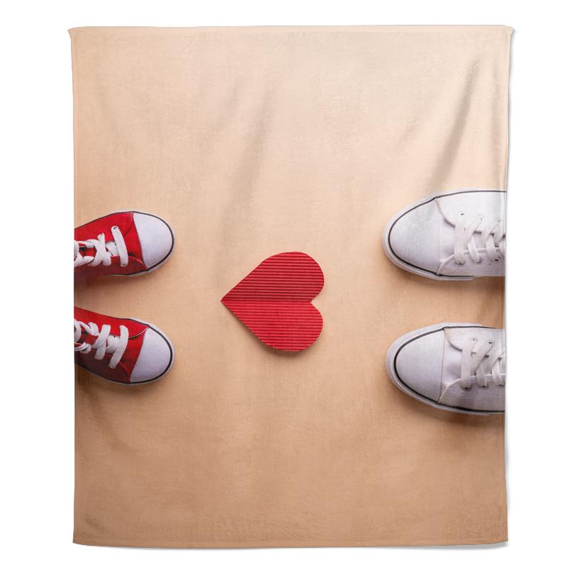 Vaderdag fleecedeken - schoenen