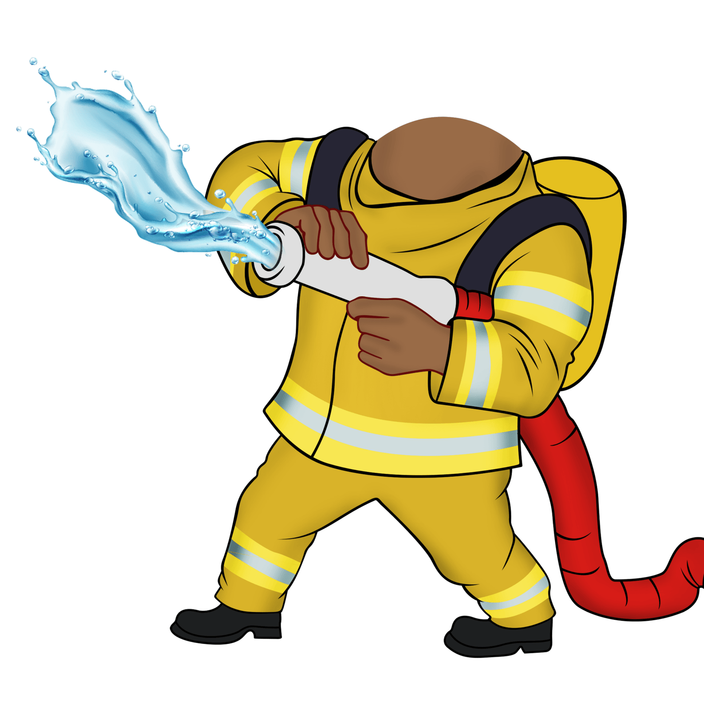 Firefighter Dark Skin