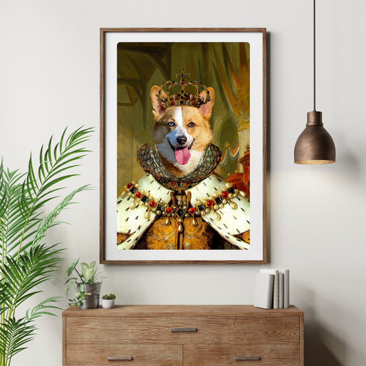 Dame van de Troon - Poster