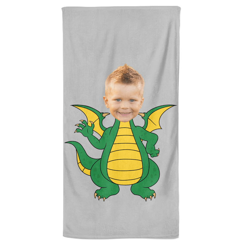 Dragon cartoon handdoek