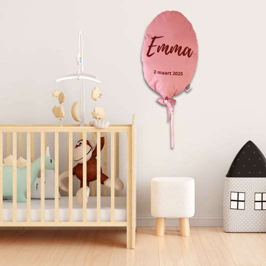 Geboortekussen Ballon - Geboortedecoratie