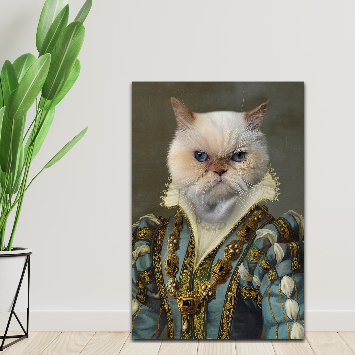 Lady Fluffy - Canvas