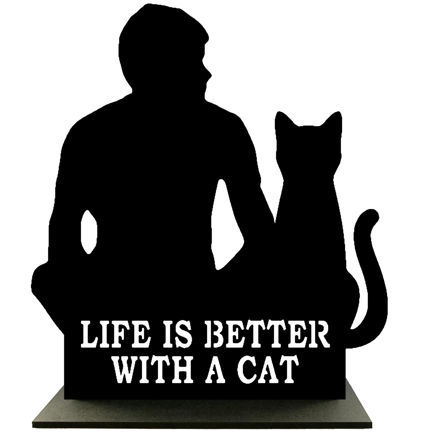 Houten Standaard - Man-Kat