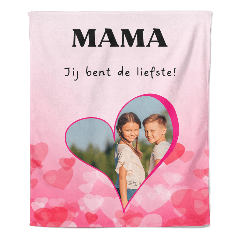 moederdag fleecedeken
