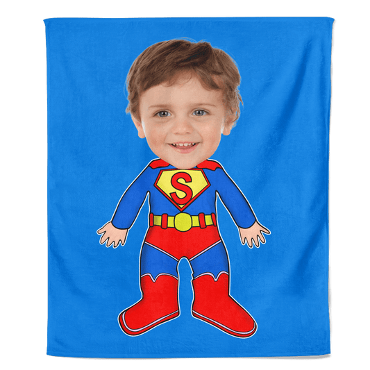 Superman cartoon fleecedeken