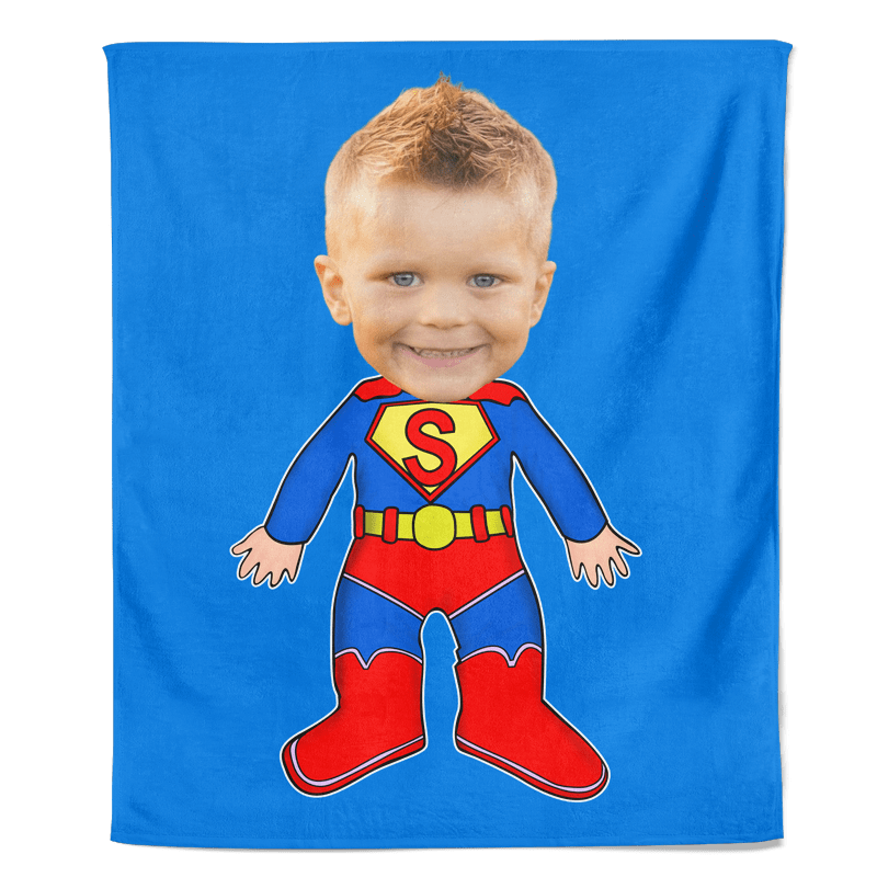 Superman cartoon fleecedeken