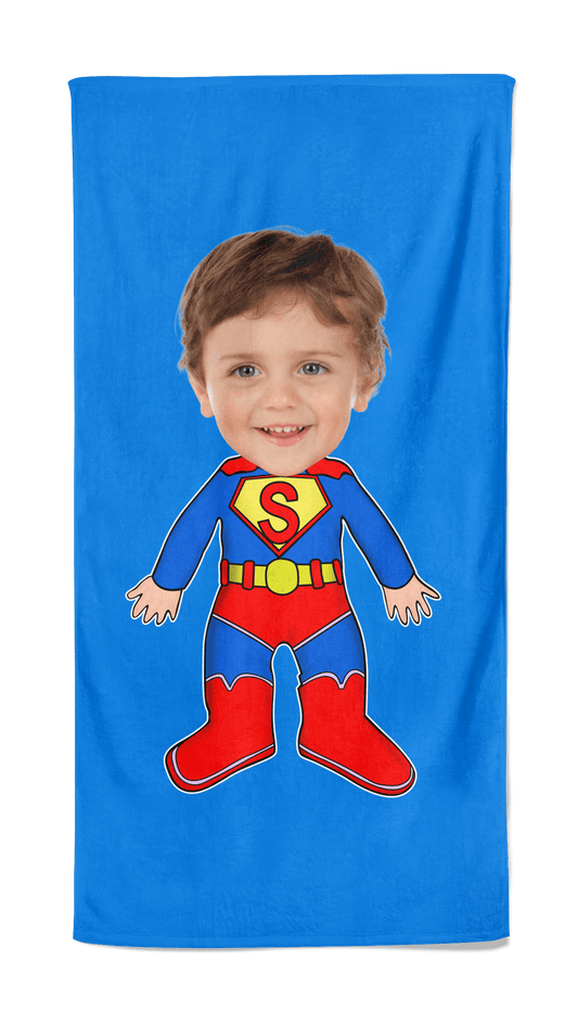 Superman cartoon handdoek