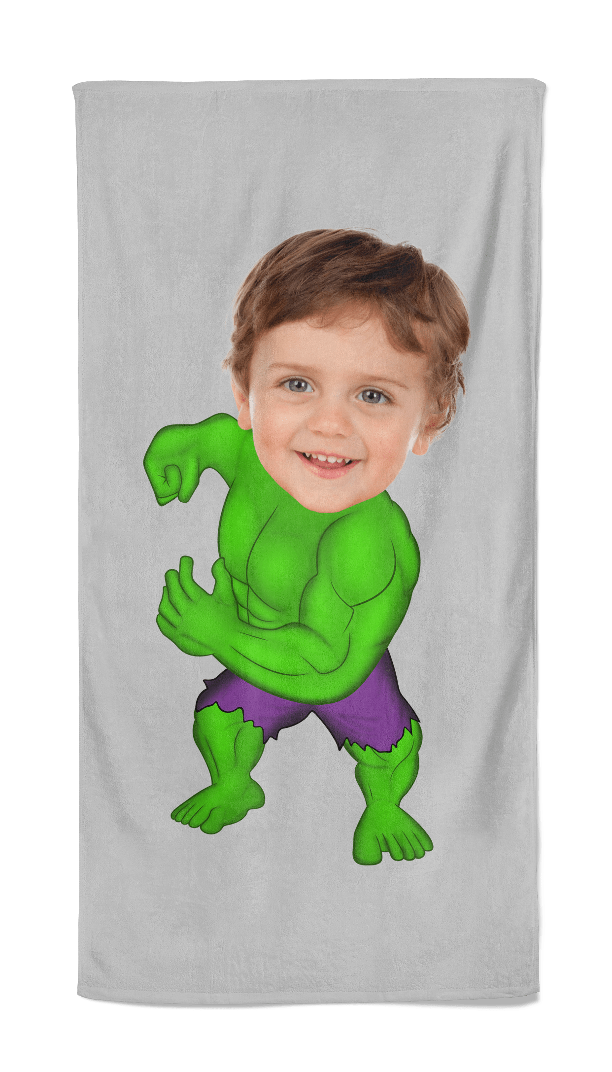 The Hulk cartoon handdoek
