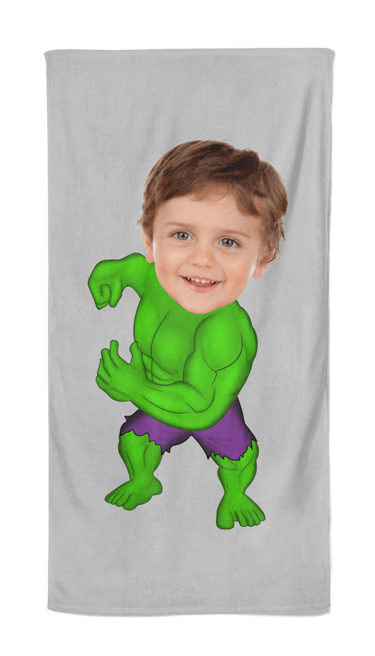 The Hulk cartoon handdoek