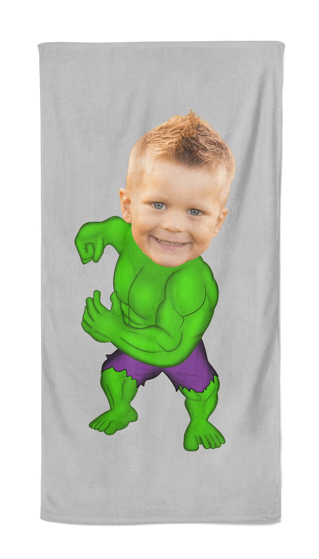 The Hulk cartoon handdoek