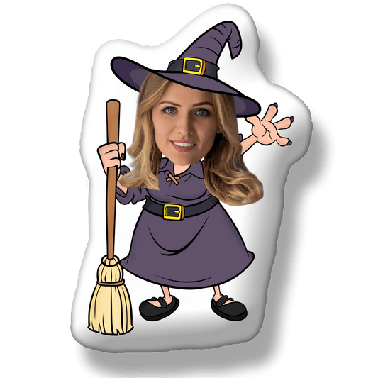 Witch on a pillow
