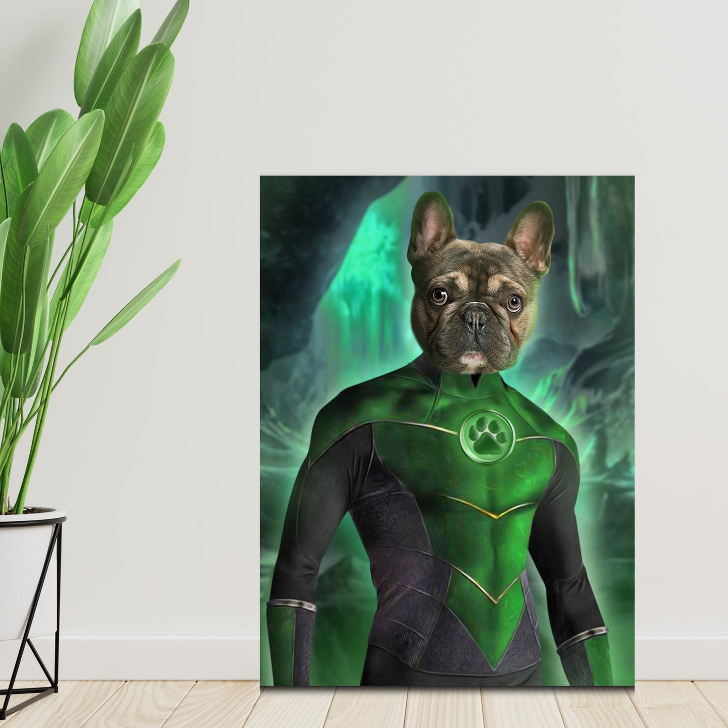 Woef Lantern - Canvas