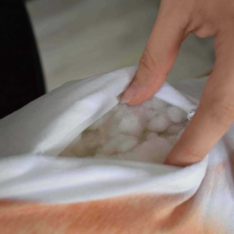 foto vulling van een kussen