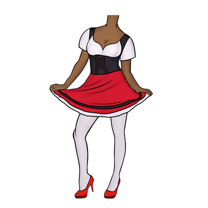 Tiroler Woman Dark Skin