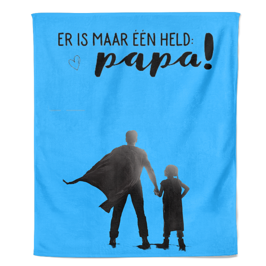 Vaderdag fleecedeken - Held