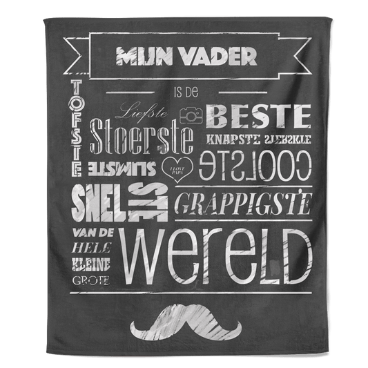 Vaderdag fleecedeken - Mijn Vader