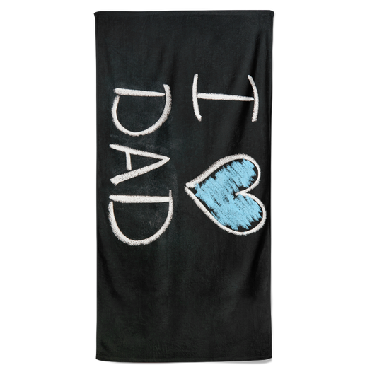 Vaderdag handdoek - I Love Dad