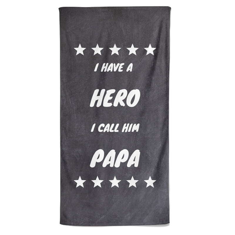 Vaderdag Handdoek Hero