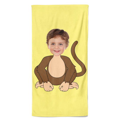 Cartoon Handdoek Monkey