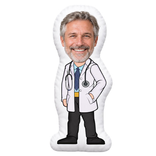 Cartoon Kussen - Dokter