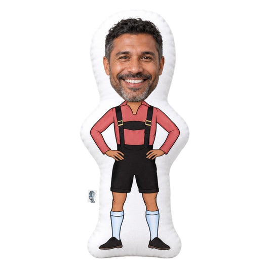 Cartoon Kussen - Tiroler Man