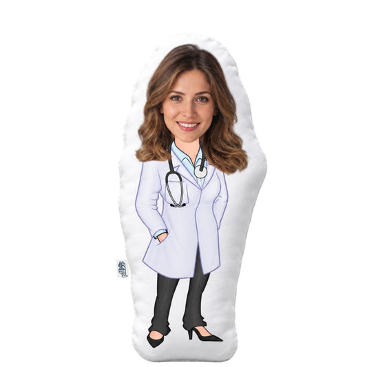 Cartoon Kussen - Vrouwelijke Dokter