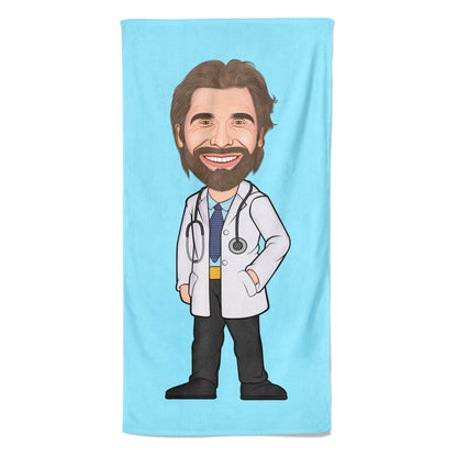 Cartoon Handdoek Doctor