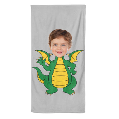 Cartoon Handdoek Dragon