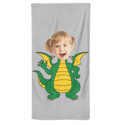 Dragon cartoon handdoek