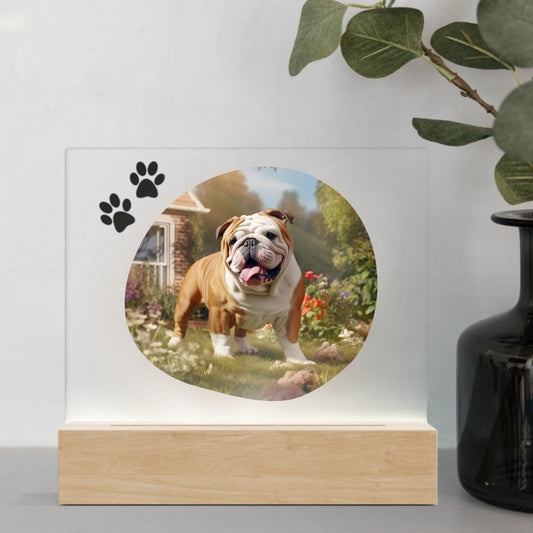 3D Led Lamp - Engelse Bulldog 1
