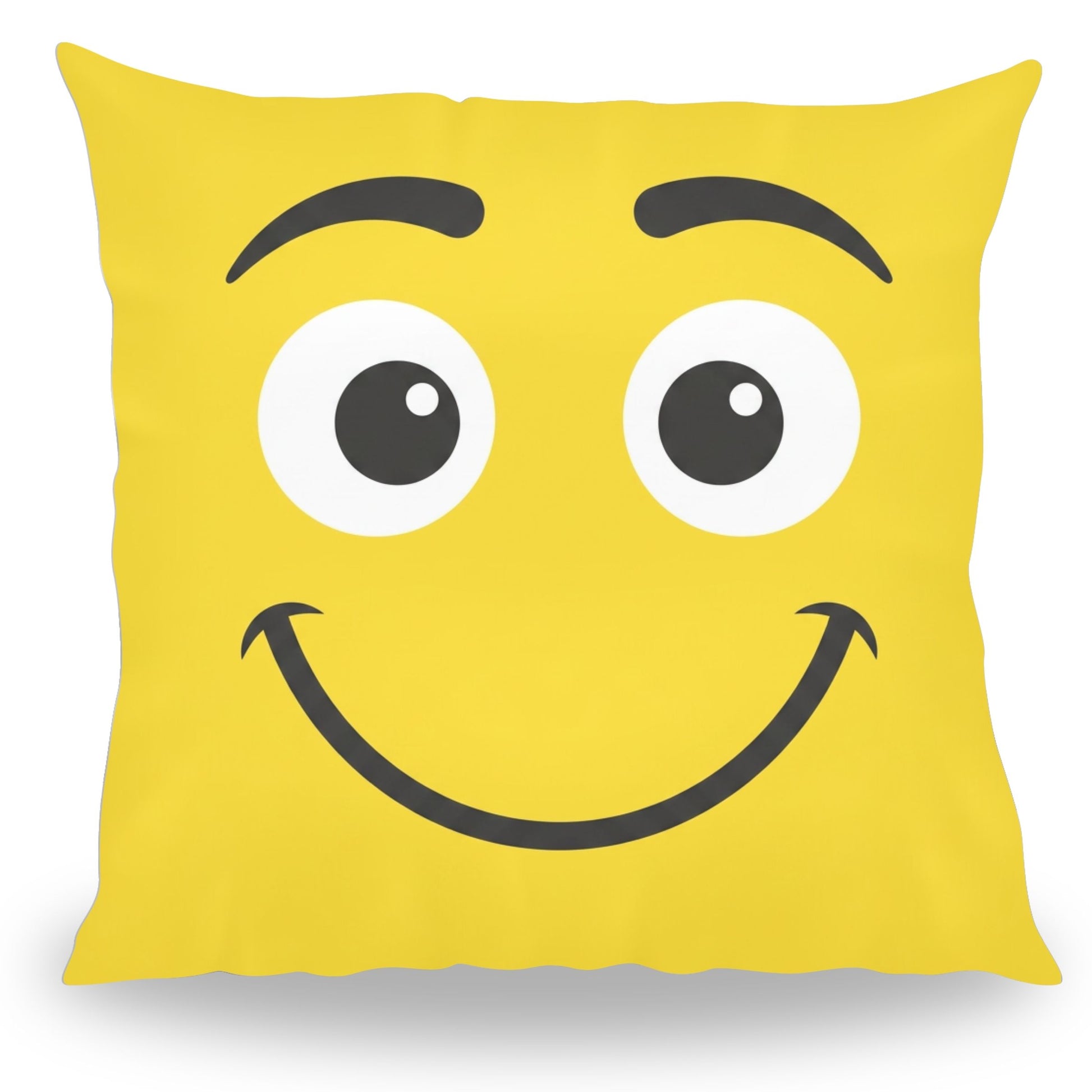 Vrolijk happy emoji kussen van PillowBuddies