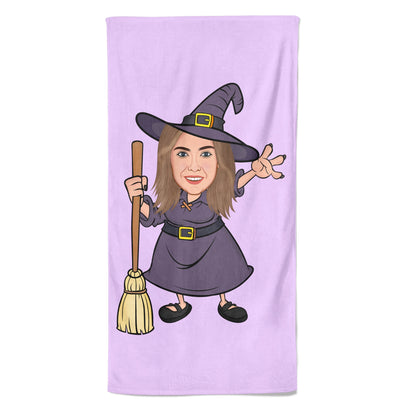 Cartoon Handdoek Witch