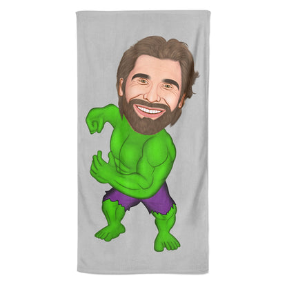 Cartoon Handdoek Hulk