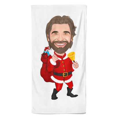 Cartoon Handdoek Santa Claus