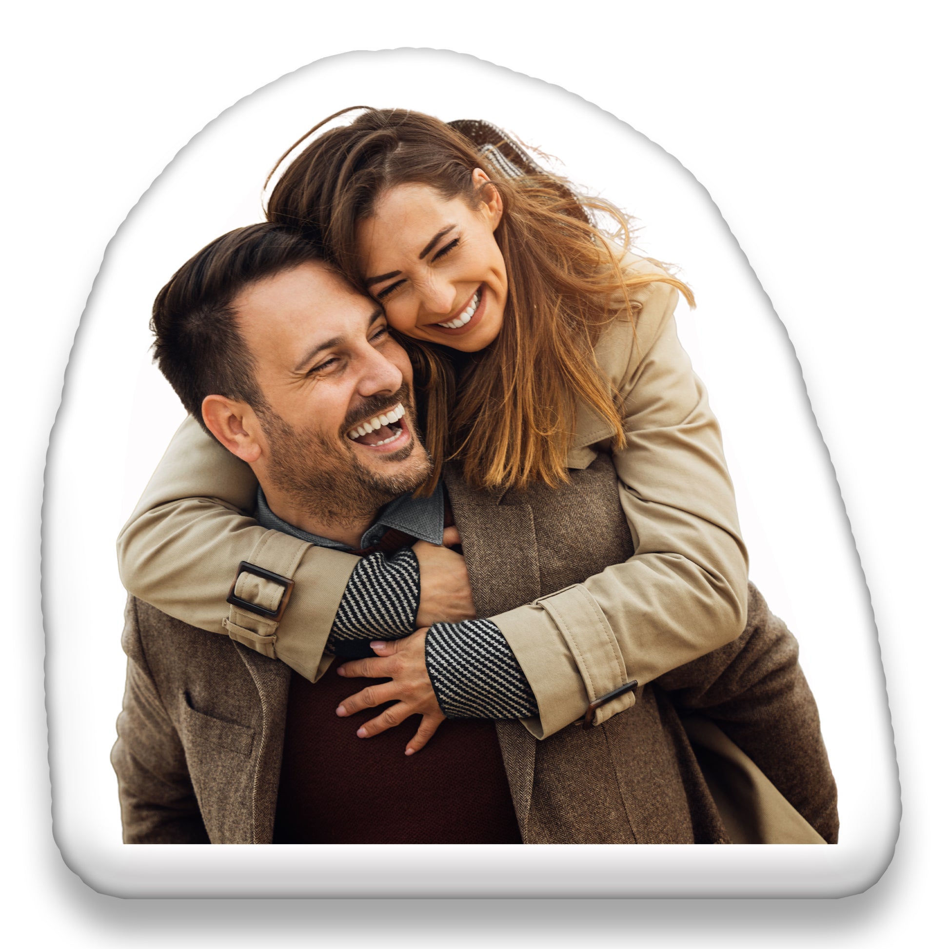 Uniek Pillow Buddies kussen met romantische foto van een stel, perfect cadeau