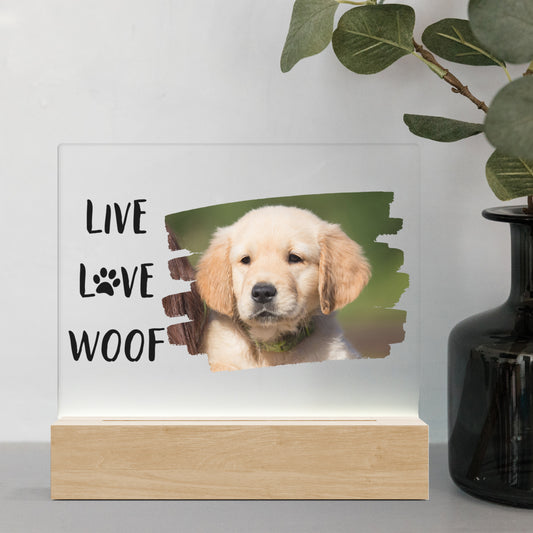 Live Love Woof - lamp -1