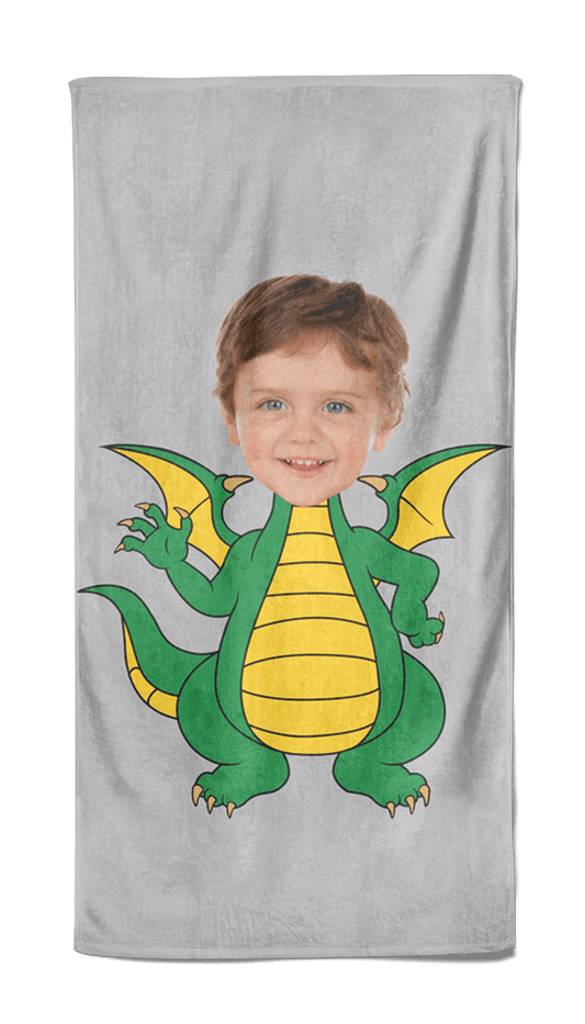 Dragon cartoon handdoek