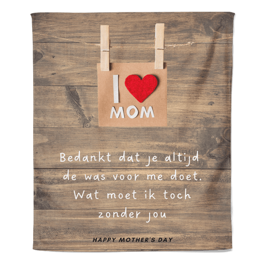 Fleecedeken Moederdag 10