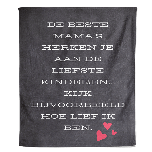 Moederdag Fleecedeken