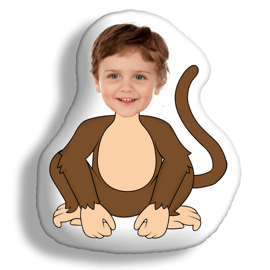 Monkey cartoon pillow