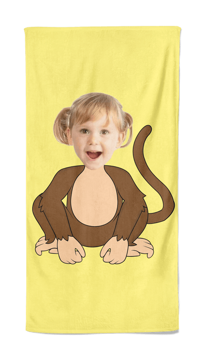 Cartoon Handdoek Monkey