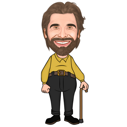 Old man Cartoon