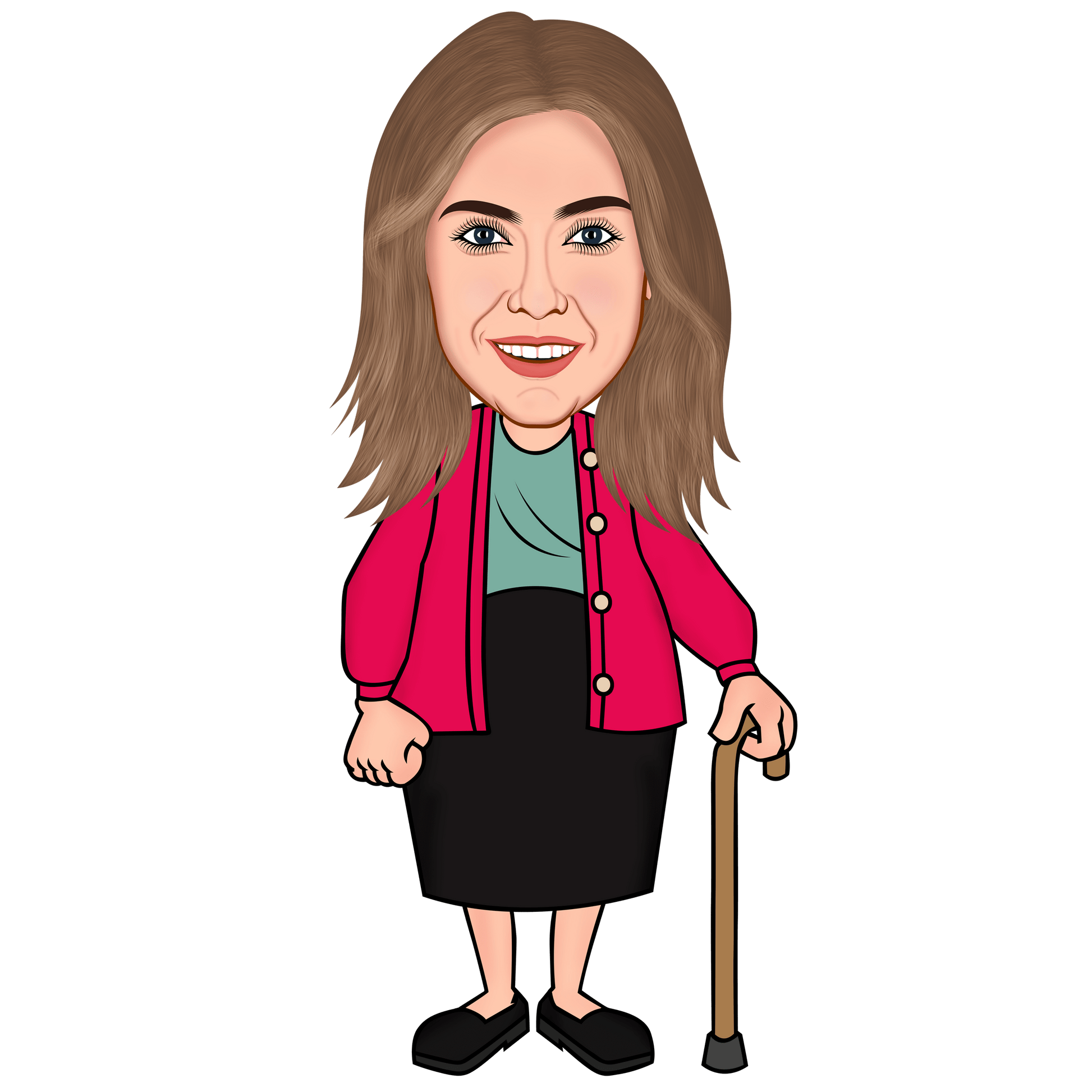 Old woman Cartoon