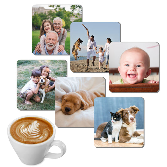 Onderzetters - vierkant - met eigen foto