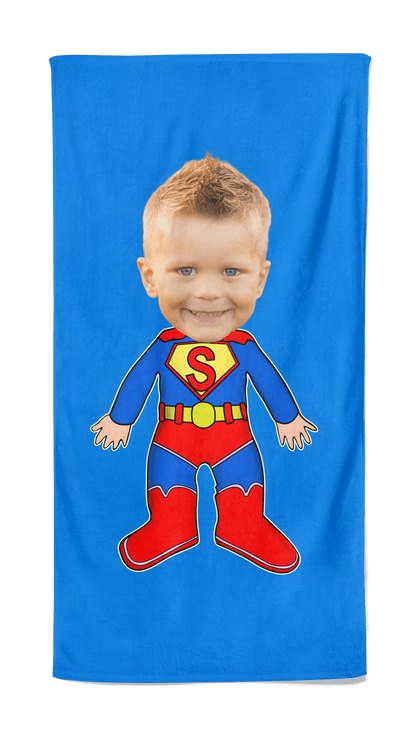 Superman cartoon handdoek