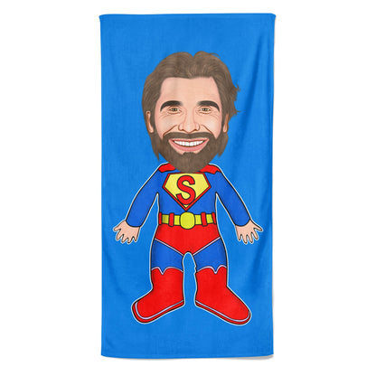 Cartoon Handdoek Superman