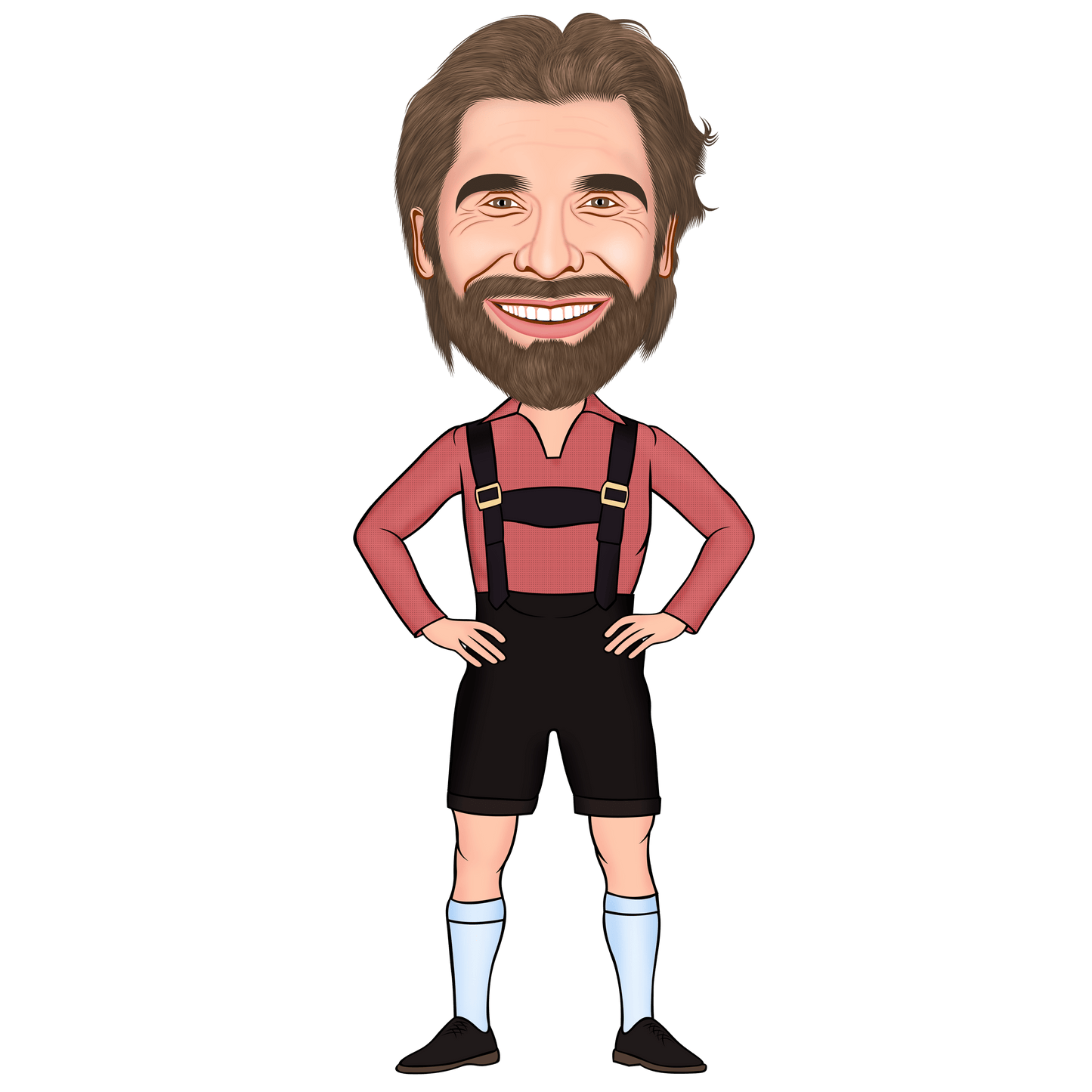 Tiroler Man Cartoon