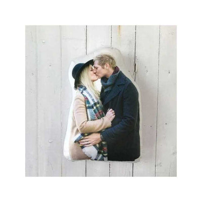 voorbeeld van gepersonaliseerd kussen van foto